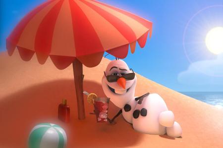 2013 tritt Schneemann Olaf erstmals in Erscheinung, in 