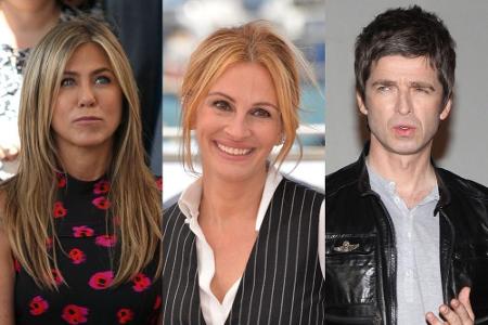 Nicht nur bei Jennifer Aniston (l.), Julia Roberts und Noel Gallagher hing der Haussegen schon Mal gewaltig schief. Auch bei... Nicht nur bei Jennifer Aniston (l.), Julia Roberts und Noel Gallagher hing der Haussegen schon Mal gewaltig schief. Auch bei...