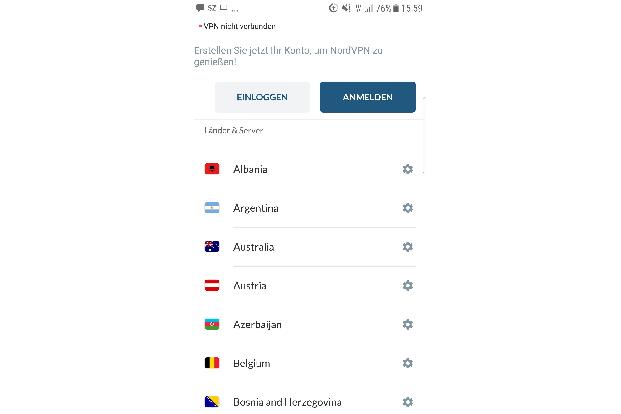 Verbinden Sie sich mit einem Server in dem Land, aus dem auf das gewünschte Video zugegriffen werden kann.