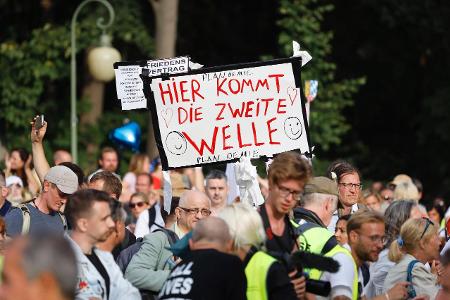 Corona-Proteste Berlin 29. 8.