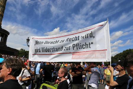 Corona-Proteste Berlin 29. 8.