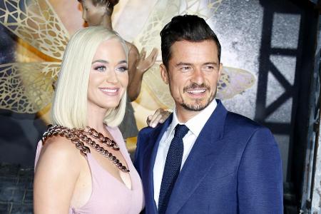 Ebenfalls im Liebesglück: Sängerin Katy Perry (35) und Schauspieler Orlando Bloom (42). Das Traumpaar hat im Jahr 2016 zuein...