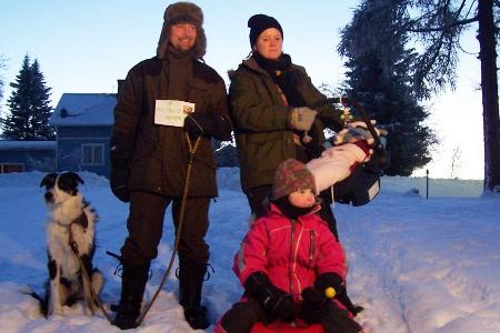 Auf nach Lappland, hieß es bei Familie Schimke