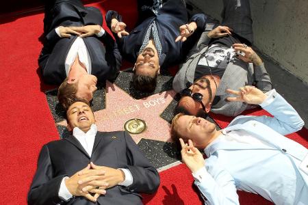 Nach der Rückkehr von Kevin Richardson verewigten sich die Backstreet Boys 2013 in Hollywood auf dem 