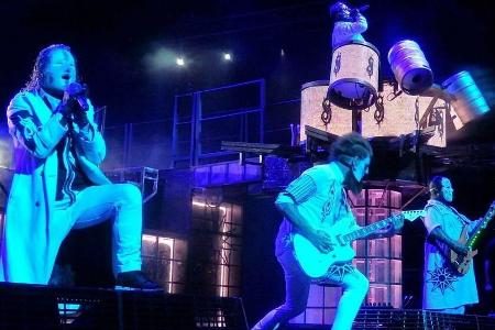 Slipknot sind für ihre wilde Show bekannt.