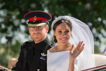Am 19. Mai 2018 ist es endlich soweit: Prinz Harry und seine Meghan lassen sich in der St George's Kapelle auf Schloss Winds...