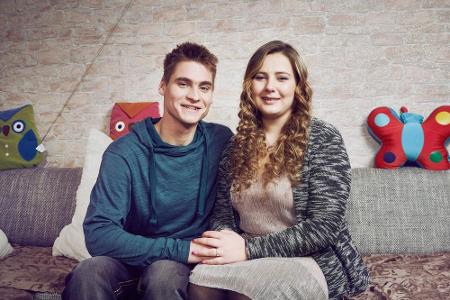 Sarafina Wollny und ihr Freund Peter, bekannt aus der RTL-II-Serie 