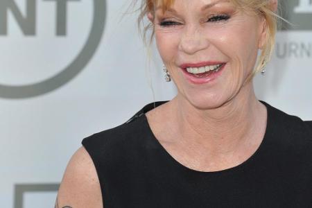 Hollywood-Star Melanie Griffith steht auf die auffällige Variante. Der Schriftzug mit Antonio Banderas' Namen ist kaum zu üb...