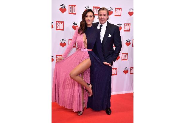 Verona und Franjo Pooth bei der Ankunft zur Ein Herz f�r Ki...