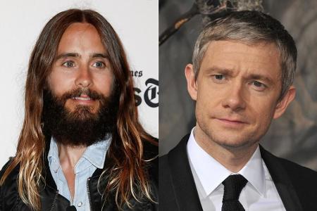 Martin Freeman (r.) und Jared Leto sind beide 45. Der Frontmann von 30 Seconds to Mars war zuletzt als 