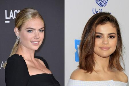 Hat Kate Upton (l.) mit ihren 25 Jahren die Ausstrahlung einer reifen Frau, blitzt bei der gleichaltrigen Selena Gomez doch ...