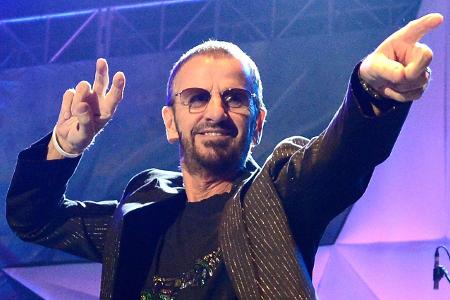 Ringo Starr (hier 2013 bei einem Konzert in Brisbane) unterstützte Paul McCartney beim Konzert in Los Angeles und begeistert...