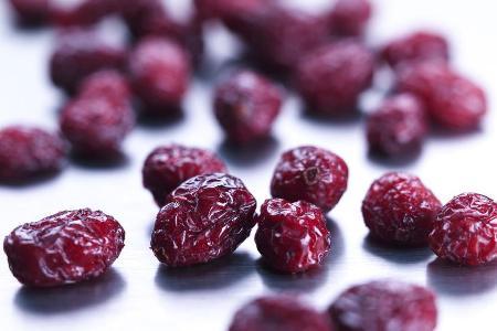 Cranberries - hier getrocknet - enthalten viel Vitamin C
