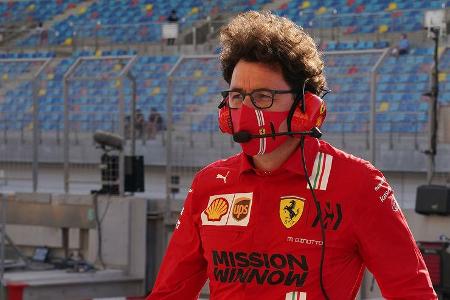 Mattia Binotto - Ferrari - Formel 1 - GP Bahrain - Qualifying - Samstag - 27.3.2021