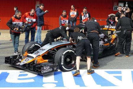 Force India VJM08 - Barcelona Test - 27. Februar 2015