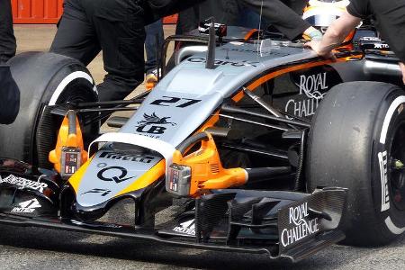 Force India VJM08 - Barcelona Test - 27. Februar 2015