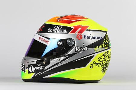 Helm - Sergio Perez - Force India - 2015