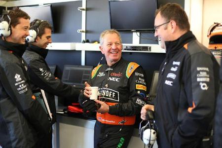 Martin Brundle - Force India - Silverstone - 2015