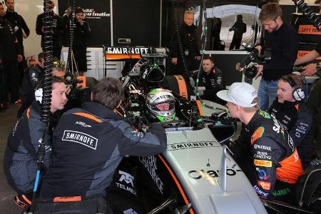 Martin Brundle - Force India - Silverstone - 2015