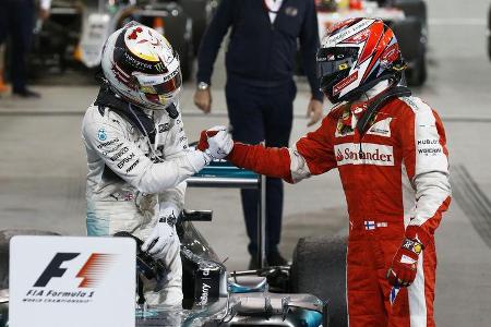 Hamilton & Räikkönen - GP Bahrain 2015