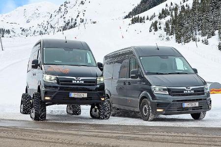 MAN TGE 4x4 Raupenantrieb