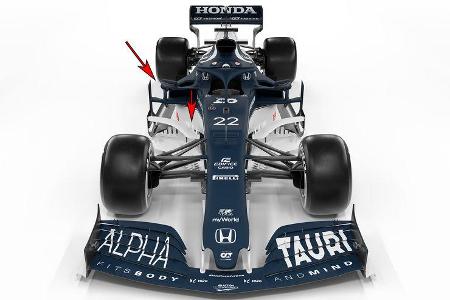 Alpha Tauri AT02 - Formel 1 - Technik - 2021