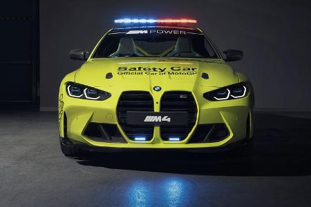Gerade erst im Handel, schon auf der Rennstrecke - der neue BMW M4 wird künftig in der Zweirad-Königsklasse für Sicherheit s...