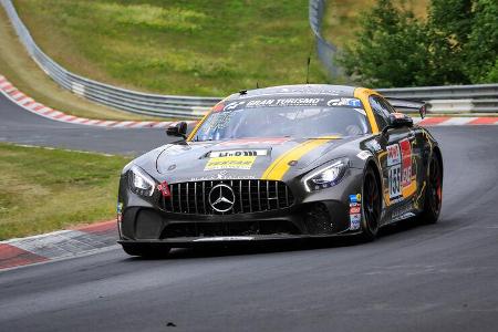 Mercedes-AMG GT4 - Startnummer #155 - BLACK FALCON Team TEXTAR - SP8T - NLS 2020 - Langstreckenmeisterschaft - Nürburgring -...