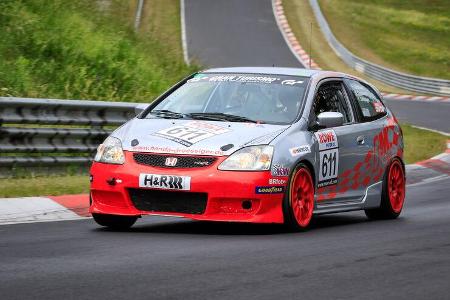 Honda Civic Type R - Startnummer #611 - H2 - NLS 2020 - Langstreckenmeisterschaft - Nürburgring - Nordschleife