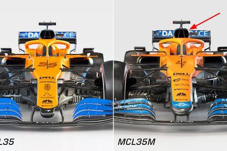 McLaren MCL35M vs. MCL35 - Formel 1 - 2021