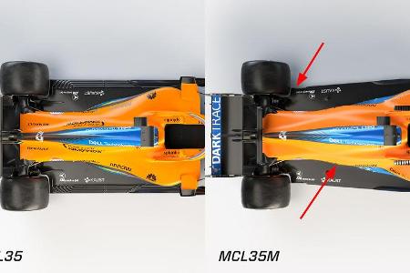 McLaren MCL35M vs. MCL35 - Formel 1 - 2021