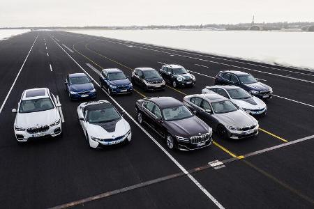 BMW Plug-in-Hybrid-Modelle 2019, BMW 330e, 745Le, X3 xDrive30e, X5 xDrive45e, 530e, 225xe Active Tourer