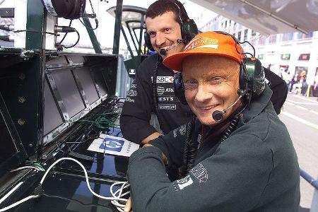 2001 und 2002 war Lauda in Diensten von Jaguar als Berater tätig.