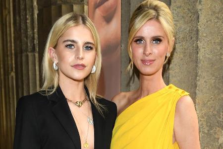 Mode-Experten unten sich: Caro Daur (li.) und Nicky Hilton Rothschild