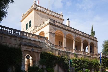 Im San Anton Palace residiert der Präsident von Malta. In 
