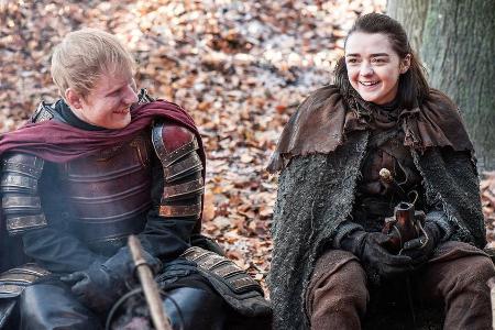 Ed Sheeran mit Maisie Williams in 
