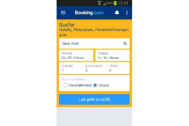 Booking.com Hotel-Buchungen