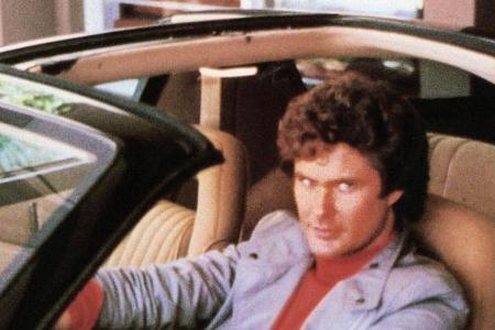 ... und getöntes Glas verwehrte den Blick auf den modebewussten David Hasselhoff.