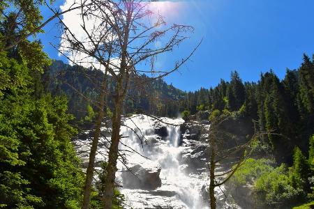 Beliebtes Fotomotiv: Grawa Wasserfall