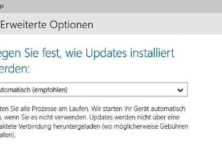 Sicherer Umgang mit Windows 10 dank automatischer Updates.