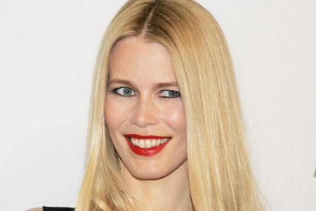 Das deutsche Topmodel Claudia Schiffer