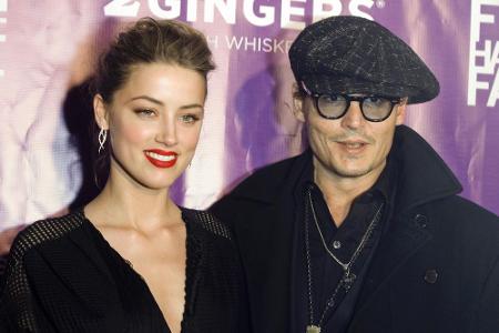 Amber Heard und Johnny Depp bei den Texas Film Awards 2014 in Austin, Texas