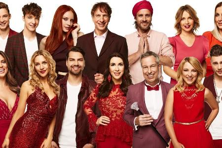 Alle Promis haben nun eine(n) Tanzpartner(in)