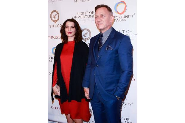 Seit 2010 sind diese beiden hier schon glücklich, heute dann die frohe Botschaft: Rachel Weisz und Daniel Craig erwarten ihr...