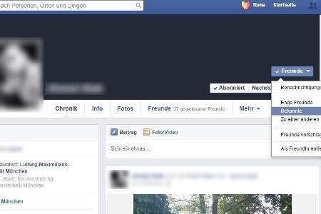 Personalisierter Newsfeed - Vom Arbeitskollegen erhalten Sie ständig Statusmeldungen, von Ihrem besten Freund geht aber so m...