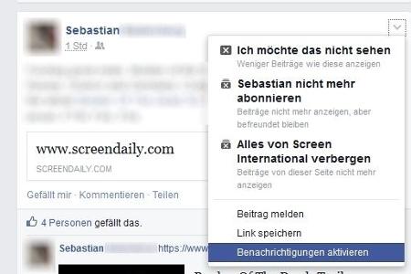 Benachrichtigungen ausschalten - Wer nicht nur weniger, sondern gleich gar keine Meldungen von bestimmten Personen erhalten ...