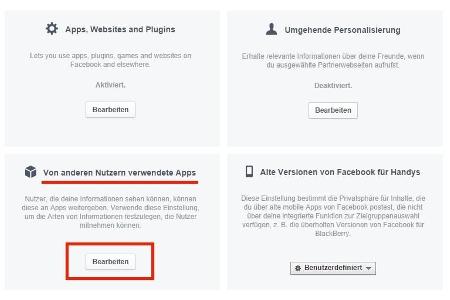 Weniger preisgeben: Informationen für Anwendungen ausschalten - Um Facebook-Apps von Freunden weniger Informationen über Sie...