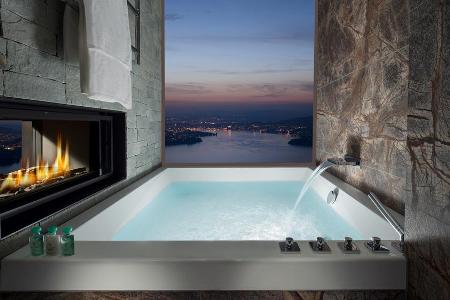 Zimmer mit spektakulärer Aussicht im Bürgenstock Hotel