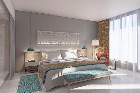 Modernes Design in den Zimmern des Chedi