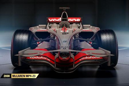 Auch zahlreiche Rennwagen-Klassiker sind im Spiel